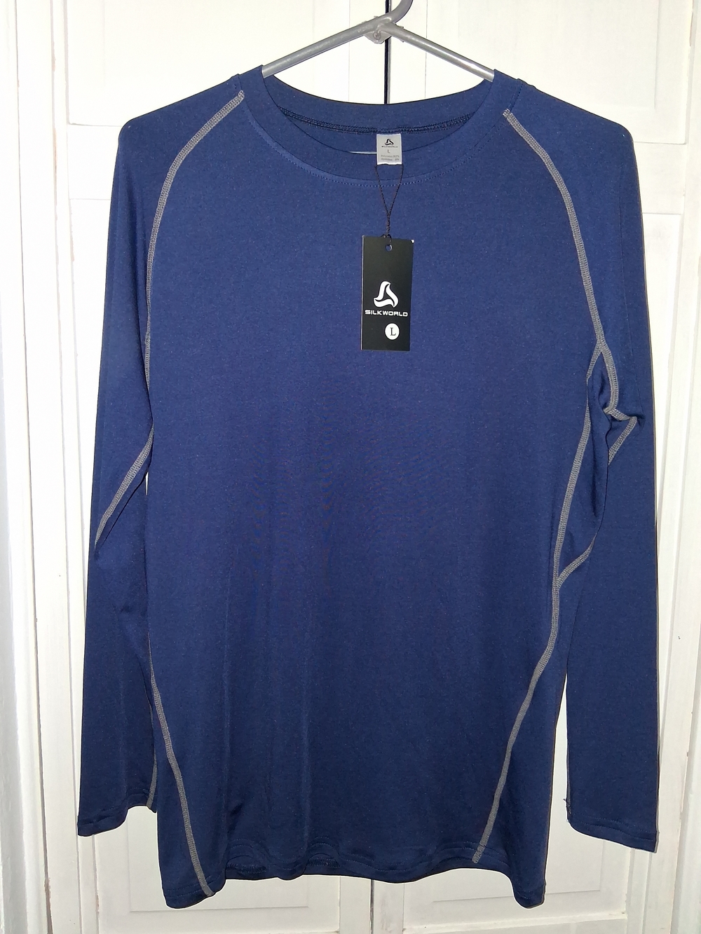 Men’s Long-Sleeve Crew Shirt - Navy